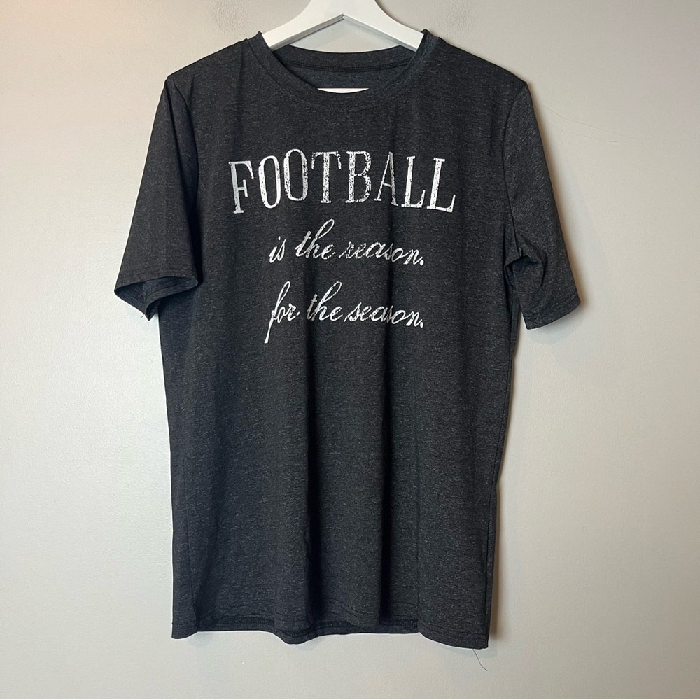 Unbranded "Football is the Reason for Season" Athletic Graphic Tee XL